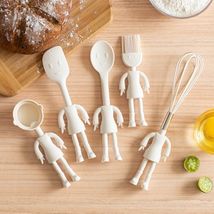 Silicone Humanoid Kitchenware Baking Utensils Cartoon Cookware Kit Kitchen - £19.64 GBP
