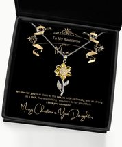 Mom Mommy Mother Mum Stepmom Christmas Xmas Gifts-Exciting Sunflower Necklace wi - £39.65 GBP