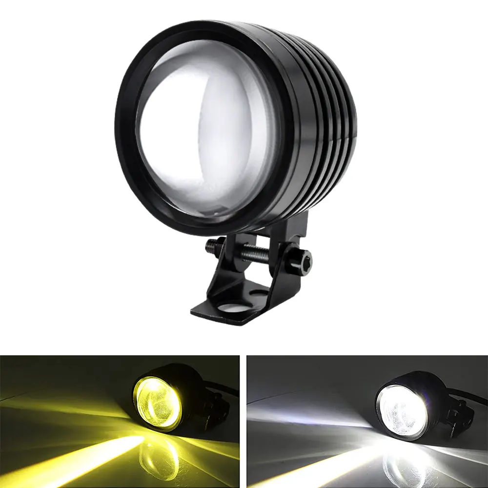 Motorcycle Light Mini Lens Spotlights Projector 12V Headlight Wor Waterproof Sup - £518.17 GBP