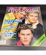 Vintage Rock Express Magazine Duran Duran Feb 1987 Chrissie Hynde Musicl... - £13.89 GBP