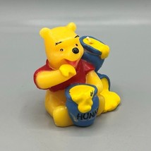 Vintage 1990s Disney Winnie the Pooh 2.75&quot; Tall Hunny Pot Candle - £7.77 GBP