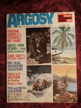 Argosy October 1972 Oct 72 Zane Grey Corn South Pacific Islands Robert Travers - £7.74 GBP