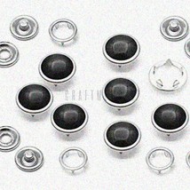 Western Pearl Popper: 20 Sets of 10.5MM Black Pearl Snaps for Shirts &amp; Clothes - $27.67