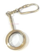 NauticalMart Brass Magnifying Glass ,Pendent,Key Chain Small Magnifying - $741.50 MXN