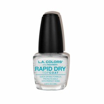 L.A. Colors Rapid Dry Top Coat - Fast Drying - Keep Nails Shiny &amp; Glossy - £1.58 GBP