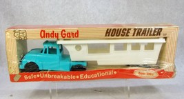 Vintage 1960&#39;S Andy Gard House Trailer Truck Plastic Toy Car Mib - £106.97 GBP