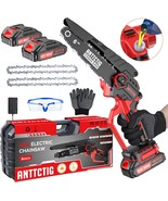 Mini Chainsaw Cordless, 6 Inch Small Electric Chainsaw Battery Powered,,... - $57.58 CAD
