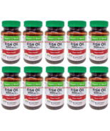 ( LOT 10 ) Bottles/18-ct People&#39;s Choice Fish Oil Omega 3 Softgels 1000M... - $671.73 MXN