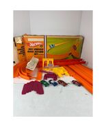 Vintage Hot Wheels Red-Line Cars Lot (4) + Hot Curves Race Action Set Track - $11,020.49 MXN