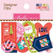 Holly Jolly Christmas Collection Designer Clips - £19.44 GBP