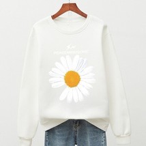 Print flower Tops for Women Sweatshirt Spring Autumn Vintage Harajuku Female Cre - £76.13 GBP