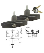 Gordon Glass® Tri-Mark Flush Mounted Pop-Up Cap T-Handle 1-7/8&quot; Unthreaded  - $135.11