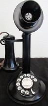 Automatic Electric Black Candlestick Rotary Dial Telephone Circa 1915 #2 - £231.43 GBP