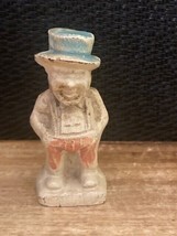 Vintage Folk Art Syroco Wood Figurine Hand Painted 1940s Tavern Man - $9.41