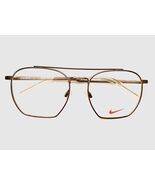 NIKE Eyeglasses 8210 072 Brushes Gunmetal 53-17-140 Demo Lenses with Case - $84.15