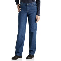 NEW Carhartt FR 101249 Women&#39;s Fire Resistant Utility Jeans | 12 x 28 - £34.91 GBP