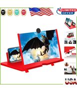 Portable 12-Inch HD Screen Amplifier: Enjoy Movies Anywhere with Foldabl... - $66.88 CAD