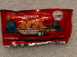 1 Heinz United States Of Saucemerica Ketchup Packet Georgia #4/50 NEW ss1 - £6.25 GBP