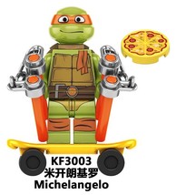 Michaelangelo Teenage Mutant Ninja Turtles Game Building Blocks Minifigure  - $6.77 CAD