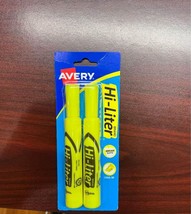 2pk AVERY Hi-Liter Desk-Style Highlighters, Smear Safe Ink, Chisel Tip Y... - $4.95