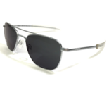 Randolph Sunglasses AVIATOR MATTE CHROME Military Style Silver AF-52-20 ... - $168.08
