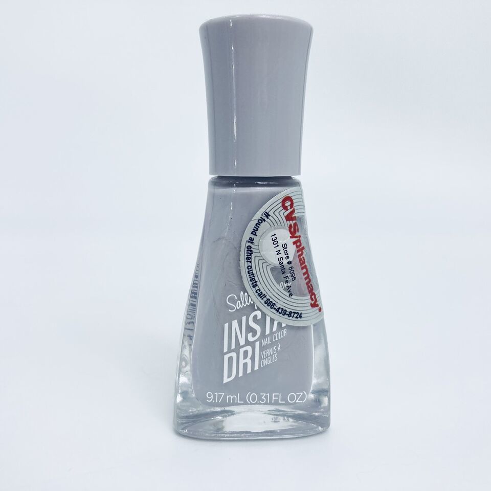Sally Hansen Insta-Dri Nail Color Polish #548 Oh My Grey 0.31 fl oz New - $2.97