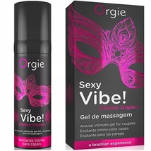 Orgie Sexy Vibe Intense Orgasm Arousal Intimate Gel for Couple Vibrating... - £52.47 GBP