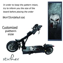 Electric vehicle electric scooter sticker 60*30cm customizable pattern size non- - £94.49 GBP