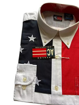 Election Time Patriotic American Mens Shirt Sz S “Avalon Collection” Col... - $29.69