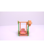 Vintage 80&#39;s TOMY Wind Up Cabbage Patch Doll Rocking Swing Works - $11.87