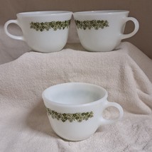 Corelle Green Spring Blossom Crazy Daisy Tea Coffee Cup Mug Set of 3 - £5.47 GBP