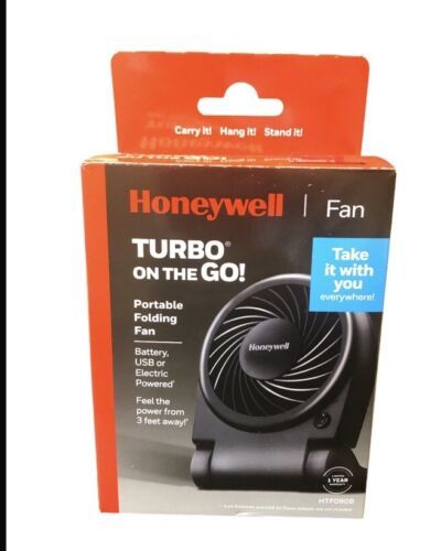 Honeywell HTF090B Turbo on the Go Portable Personal Fan - Black