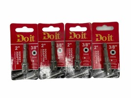 Do it 2&quot; Socket Adapter 3/8&quot; Drive  377155 (Pack of 4) - £13.15 GBP