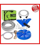 Sturdy Backyard Zip Line Kit for Kids 3+ - Adjustable Length &amp; Durable D... - $1,394.84 MXN