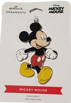 Hallmark Disney Mickey Mouse Flat Metal Christmas Ornament - £8.40 GBP