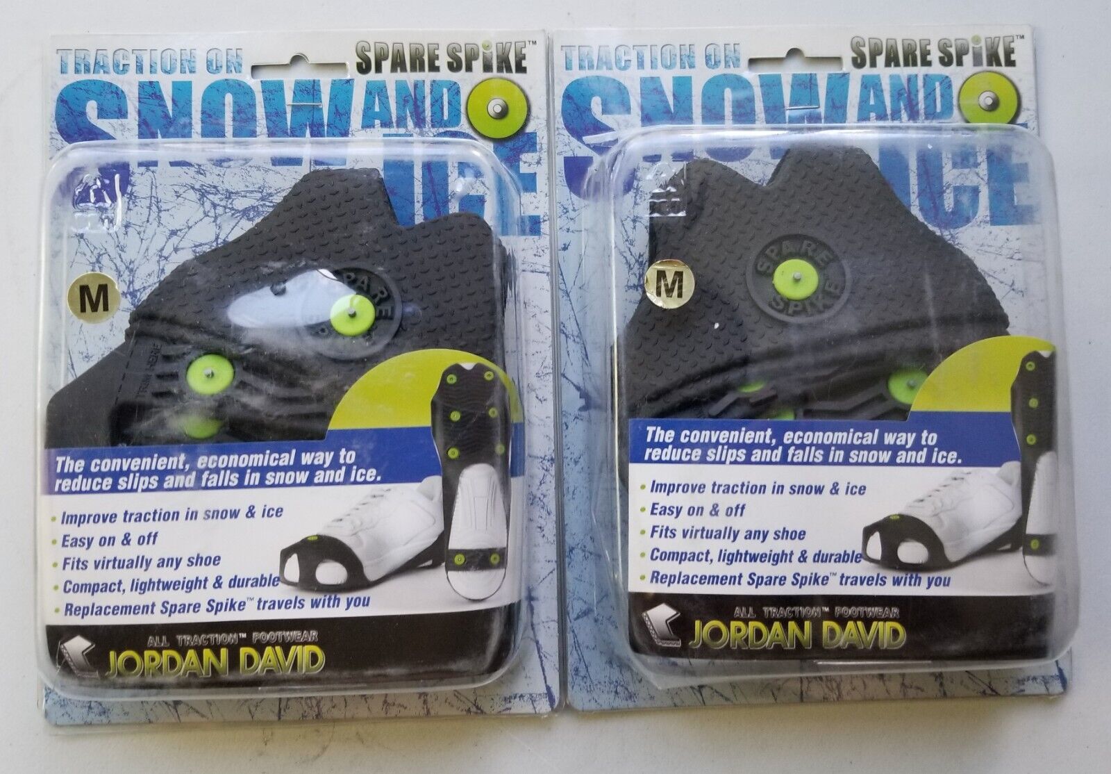 Primary image for 2 Pairs Jordan David Spare Spike™ Snow & Ice Traction Cleats Size Medium.