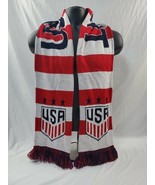 Patriotic Scarf Red White Blue USA Ruffneck Scarves Reversible 60&quot; Stars... - $342.91 MXN