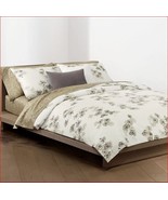 Calvin Klein Sandstorm Desert Moss 3P queen Duvet Cover set Parchment - $392.12 CAD