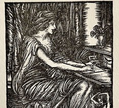 The Crippled Lady of Peribonka Print Ephemera 1929 Maxwell Antique #3 DW... - $9.99