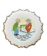 Collectors Plate 1950s You and Your Just One More Time Funny Plate Gag G... - €16,32 EUR