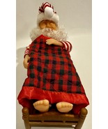 Gemmy North Pole SNORING SANTA Animated Figure ~ Working Condition ~ Cut... - £16.64 GBP