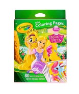 Crayola Disney Princess Palace Pets Mini Coloring Pages with 6 Washable ... - £5.41 GBP