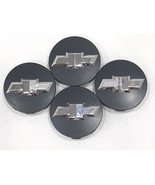 4 Pcs Chevrolet Black Chrome Logo Center Cap, 83MM / 3.25&quot;, Wheel 18&quot; 20... - $29.99