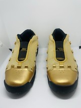 Nike Air Max More Money Men&#39;s size 10 Metallic Gold Black AJ2998-700 - $47.38