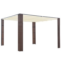 Outdoor Gazebo Brown and Cream - $6,835.06 MXN