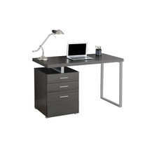 Computer Desk Home Office Laptop Storage Drawers 48&quot;L Work Metal Gray - £295.42 GBP