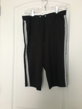 1 Pc Life Women&#39;s Black Gray White Capri Pants ActiveWear Size Small - £29.41 GBP