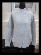 Koton Ladies Gray &amp; Metallic Silver Knit Sweater Size US XS NEW - $21.03