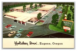 Artist Concept Holiday Inn Motel Eugene Oregon OR UNP Chrome Postcard V22 - £3.78 GBP