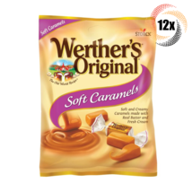 Full Box 12x Bags Werther&#39;s Original Soft Caramels Chewy Candies 2.22oz - $31.95